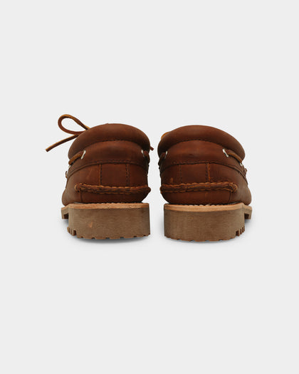 Timberland Authentics 3 Eye Classic Shoes Rust Full Grain