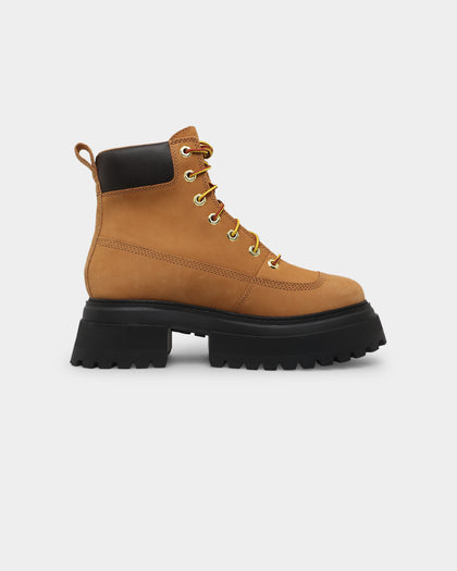 Timberland Women's Sky 6" Lace Up Boots Wheat Nubuck