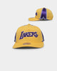 Mitchell & Ness Los Angeles Lakers XL Short Hook Classic Red Snapback Yellow