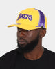 Mitchell & Ness Los Angeles Lakers XL Short Hook Classic Red Snapback Yellow