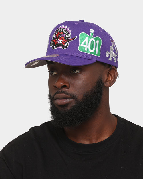 Mitchell & Ness Toronto Raptors 'Highway' Pro Crown Snapback Purple