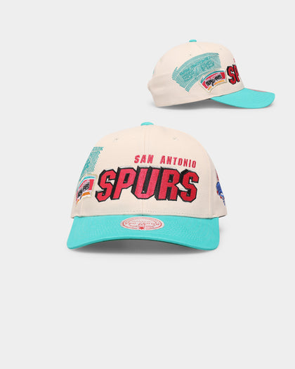 Mitchell & Ness San Antonio Spurs '96 Draft' Pro Crown Snapback Off White