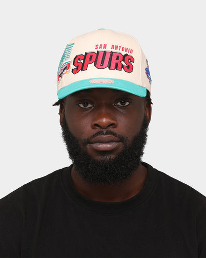 Mitchell & Ness San Antonio Spurs '96 Draft' Pro Crown Snapback Off White