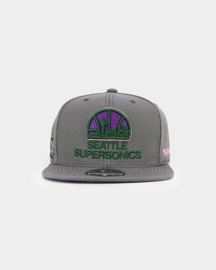Mitchell & Ness Seattle Supersonics 'From Dusk' Fitted Grey
