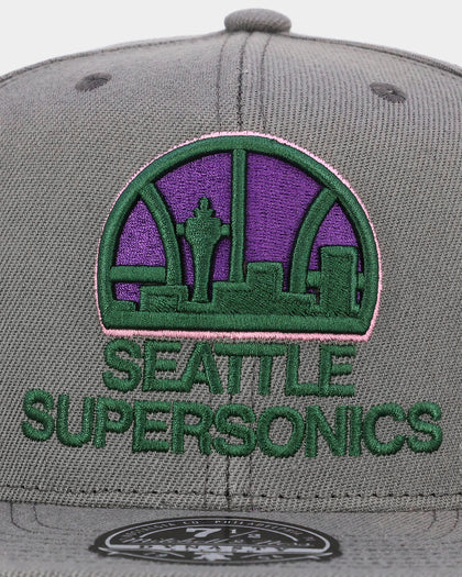 Mitchell & Ness Seattle Supersonics 'From Dusk' Fitted Grey