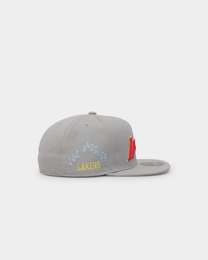 Mitchell & Ness Los Angeles Lakers 'Til Dawn' Fitted Grey