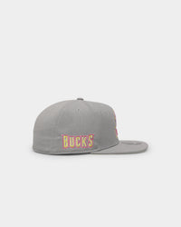 Mitchell & Ness Milwaukee Bucks 'Til Dawn' Fitted Grey