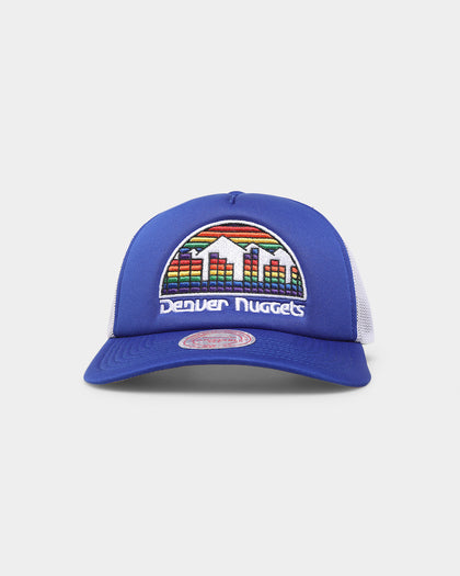 Mitchell & Ness Denver Nuggets 'NBA Off The Backboard' Trucker Snapback Blue