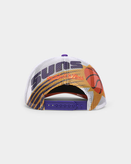Mitchell & Ness Phoenix Suns 'NBA Off The Backboard' Trucker Snapback Purple