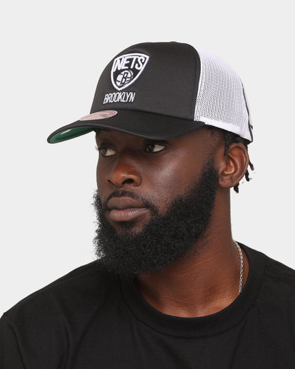 Mitchell & Ness Brooklyn Nets 'NBA Off The Backboard' Trucker Snapback Black