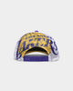 Mitchell & Ness Los Angeles Lakers 'NBA Off The Backboard' Trucker Snapback Purple