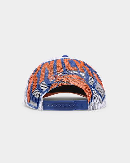 Mitchell & Ness New York Knicks 'NBA Off The Backboard' Trucker Snapback Blue