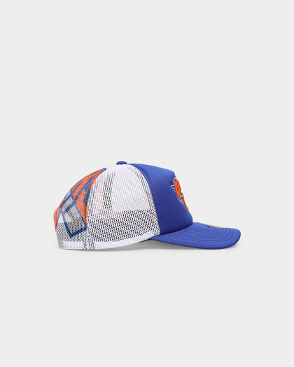 Mitchell & Ness New York Knicks 'NBA Off The Backboard' Trucker Snapback Blue