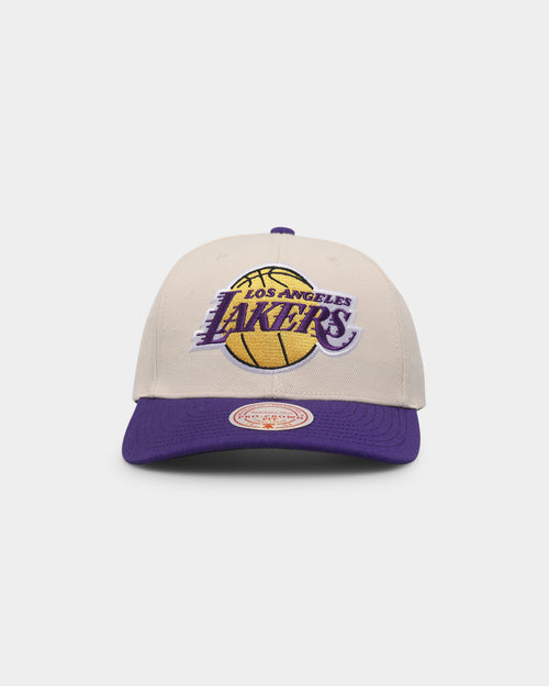 Mitchell & Ness Los Angeles Lakers 'Wool Blend' Snapback Vintage White