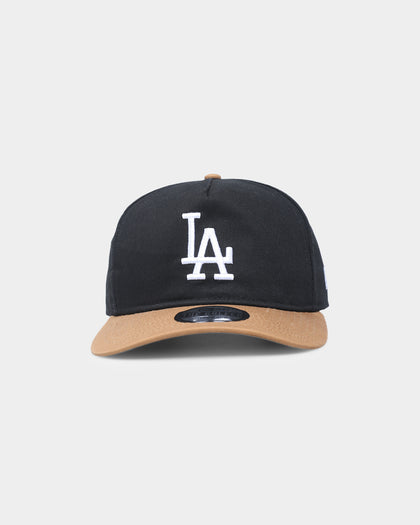 New Era Los Angeles Dodgers Golfer Snapback Black/Wheat
