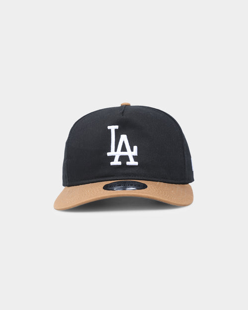 New Era Los Angeles Dodgers Golfer Snapback Black/Wheat