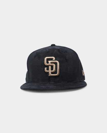 New Era San Diego Padres Black Tan Suede  59FIFTY Fitted Black/Tan