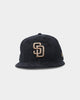 New Era San Diego Padres Black Tan Suede  59FIFTY Fitted Black/Tan