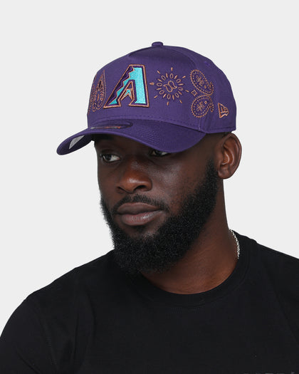 New Era Arizona Diamondbacks 'OG Team Paisley Embroidery' 9FORTY A-Frame Snapback Original Team Colours