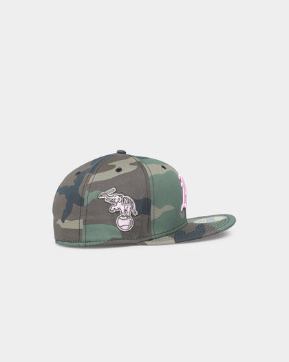 New Era Oakland Athletics 'Camo Twist' 59FIFTY Fitted Camo Pink