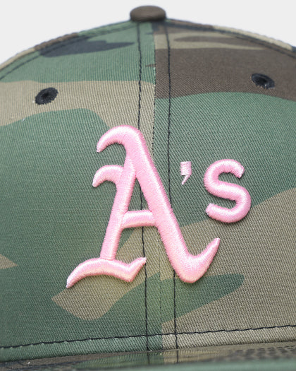 New Era Oakland Athletics 'Camo Twist' 59FIFTY Fitted Camo Pink