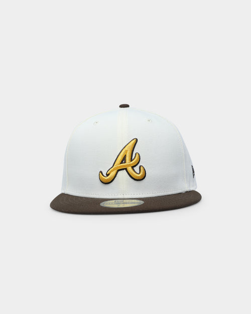 New Era Atlanta Braves 'Cereal' 59FIFTY Fitted Chrome White/Walnut