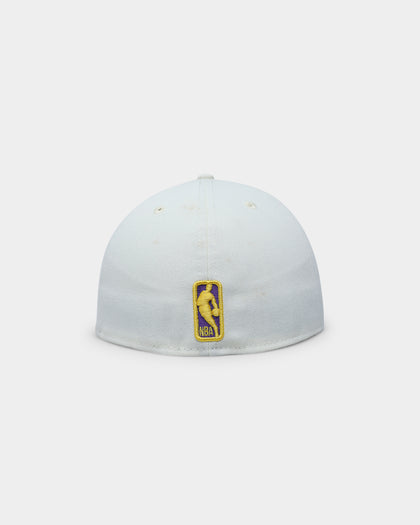 New Era Los Angeles Lakers Script Two Tone 59FIFTY Fitted White/Purple