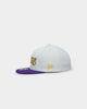 New Era Los Angeles Lakers Script Two Tone 59FIFTY Fitted White/Purple
