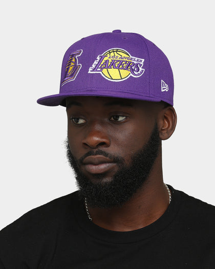 New Era Los Angeles Lakers Two Logo Original Team Colours 59FIFTY Fitted Purple