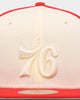 New Era Philadelphia 76ers 'Tonal Two-Tone' 59FIFTY Fitted Light Beige