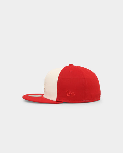 New Era Boston Red Sox 'Tonal Two-Tone' 59FIFTY Fitted Light Beige