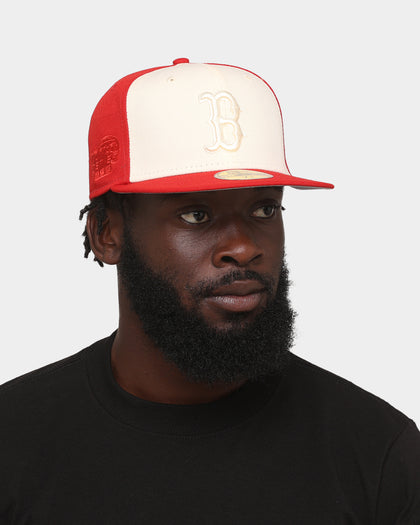 New Era Boston Red Sox 'Tonal Two-Tone' 59FIFTY Fitted Light Beige