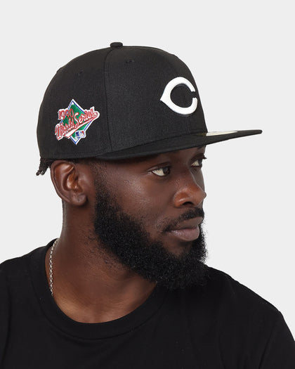 New Era Cincinnati Reds 'State Flower' 59FIFTY Fitted Black/Floral