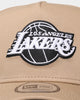 New Era Los Angeles Lakers 'Camel Black White' 9FORTY K-Frame Snapback Camel/Black