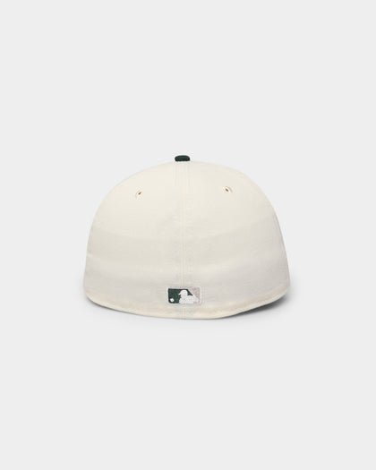 New Era New York Yankees 'Chrome White Dark Green' 59FIFTY Retro Crown Fitted Chrome White Dark Green