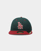 New Era Los Angeles Dodgers 'Beets & Greens' 59FIFTY Retro Crown Fitted Dark Green/Cardinal