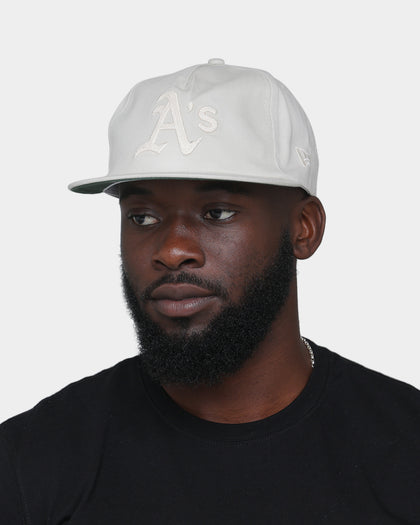 New Era Oakland Athletics 'Chain Stitch' Old Golfer Snapback Stone