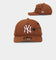 New Era New York Yankees 'Spider Crown' Old Golfer Snapback Chocolate