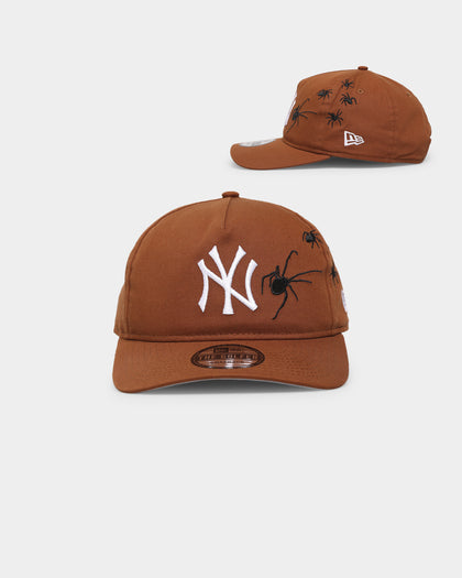 New Era New York Yankees 'Spider Crown' Old Golfer Snapback Chocolate