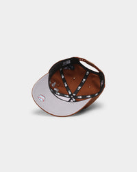 New Era New York Yankees 'Spider Crown' Old Golfer Snapback Chocolate