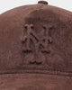 New Era New York Mets 'Tonal Brown Suede' Old Golfer Snapback Brown