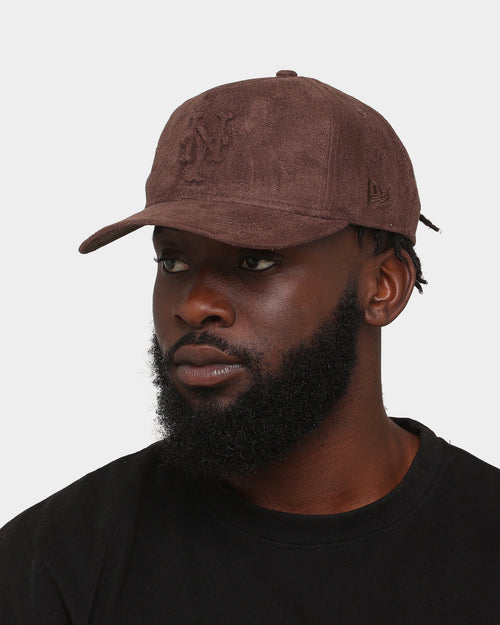 New Era New York Mets 'Tonal Brown Suede' Old Golfer Snapback Brown