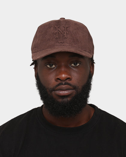 New Era New York Mets 'Tonal Brown Suede' Old Golfer Snapback Brown