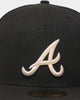 New Era Atlanta Braves World Series 'Stone Tones' 59FIFTY Fitted Black/Stone