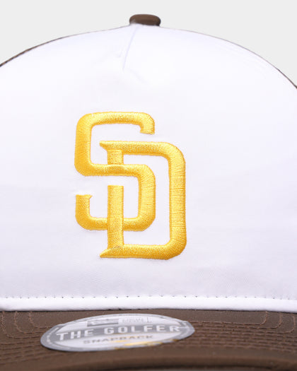 New Era San Diego Padres 'Team Two-Tone' Prolight Old Golfer Trucker Snapback White/OTC