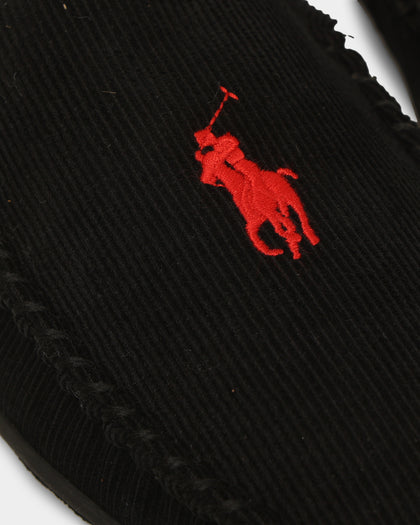 Polo Ralph Lauren Collins Slipper Black Corduroy