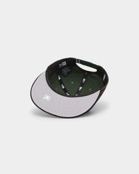 New Era Chicago Bulls 'Stencil Script' Golfer Snapback Cilantro Green/Black
