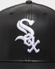 New Era Chicago White Sox 'PU Leather' 59FIFTY Fitted Black Leather