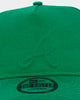 New Era Atlanta Braves 'Kelly Green Embossed Logo' Old Golfer Snapback Kelly Green