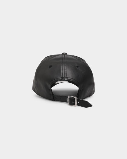 New Era Las Vegas Raiders 'PU Leather' 9FORTY K-Frame Black Leather